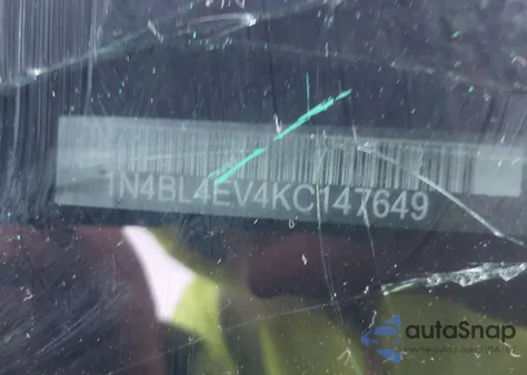 2019 Nissan Altima 2.5 Sl from USA, damaged, VIN 1N4BL4EV4KC147649